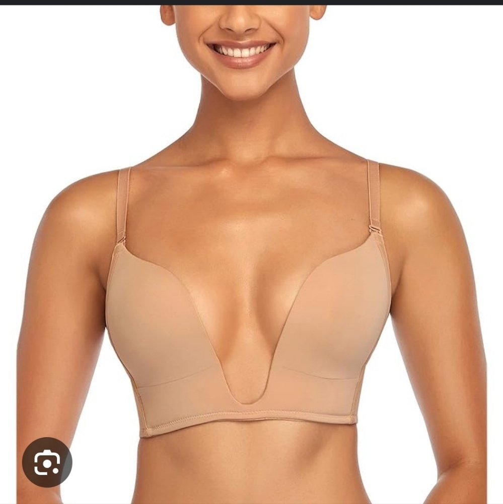 Deep Plunge Nude Bra